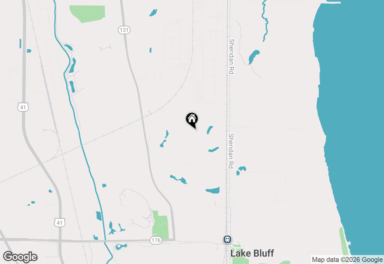 Map of 175 Margate Court, Lake Bluff, IL 60044