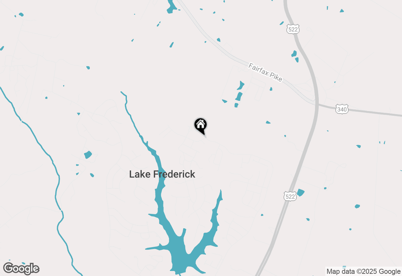 Map of 104 Foam Flower Drive, Lake Frederick, VA 22630