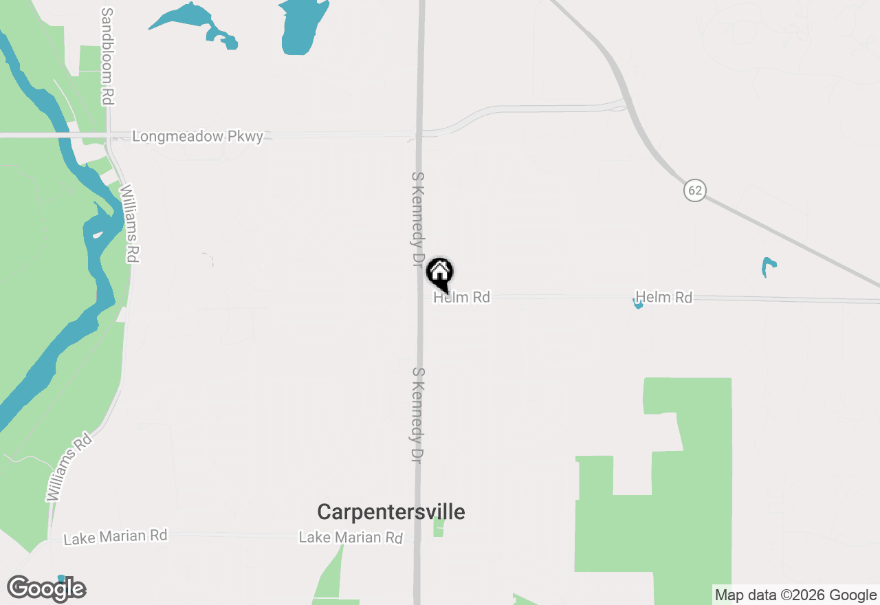 Map of 11 Helm Road, Carpentersville, IL 60110