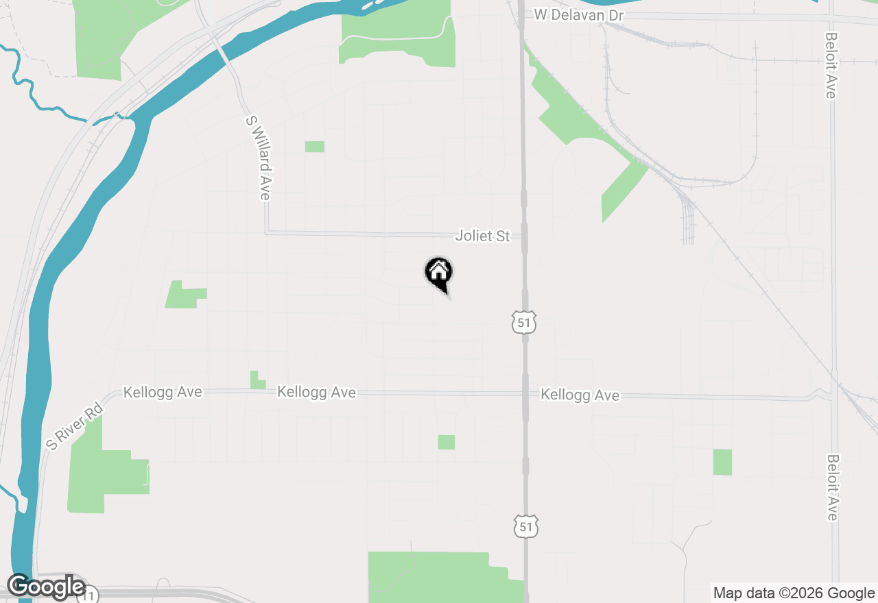 Map of 1717 S Chatham Street, Janesville, WI 53546