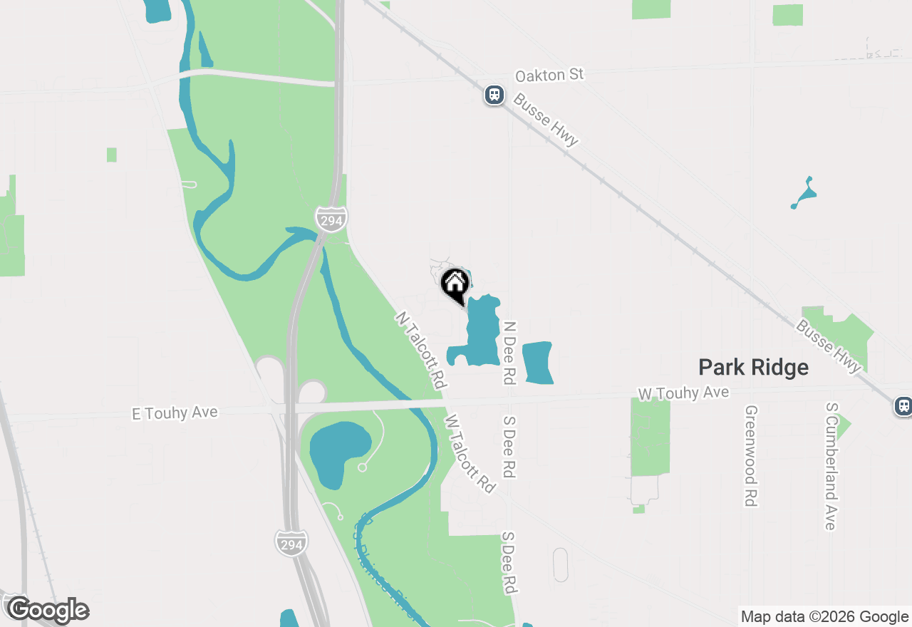 Map of 25 Park Lane, Park Ridge, IL 60068