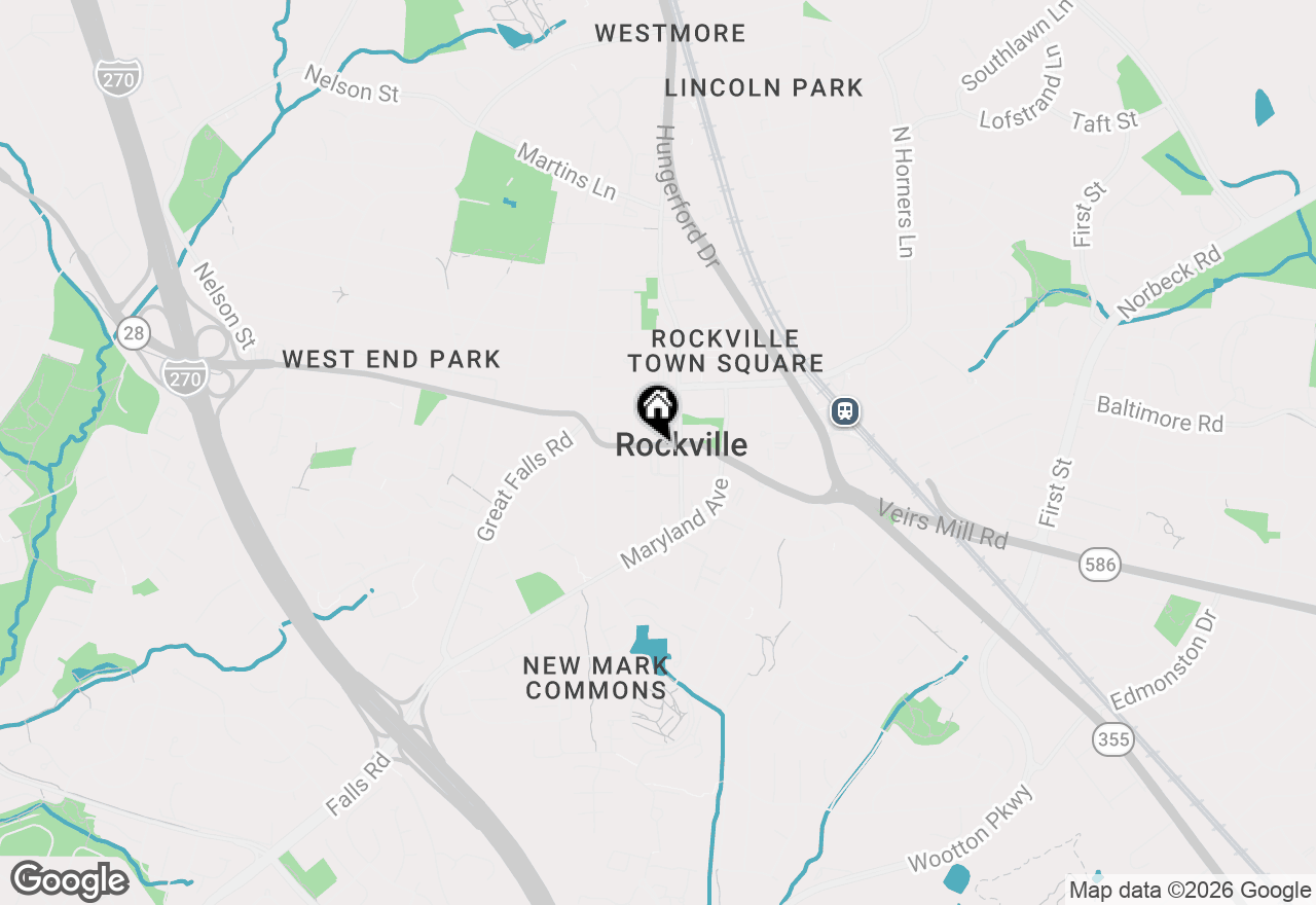 Map of 22 W Jefferson Street #403, Rockville, MD 20850