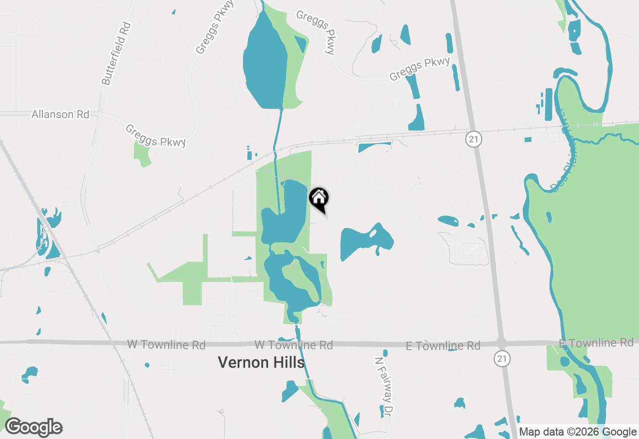 Map of 1261 Streamwood Lane #327, Vernon Hills, IL 60061