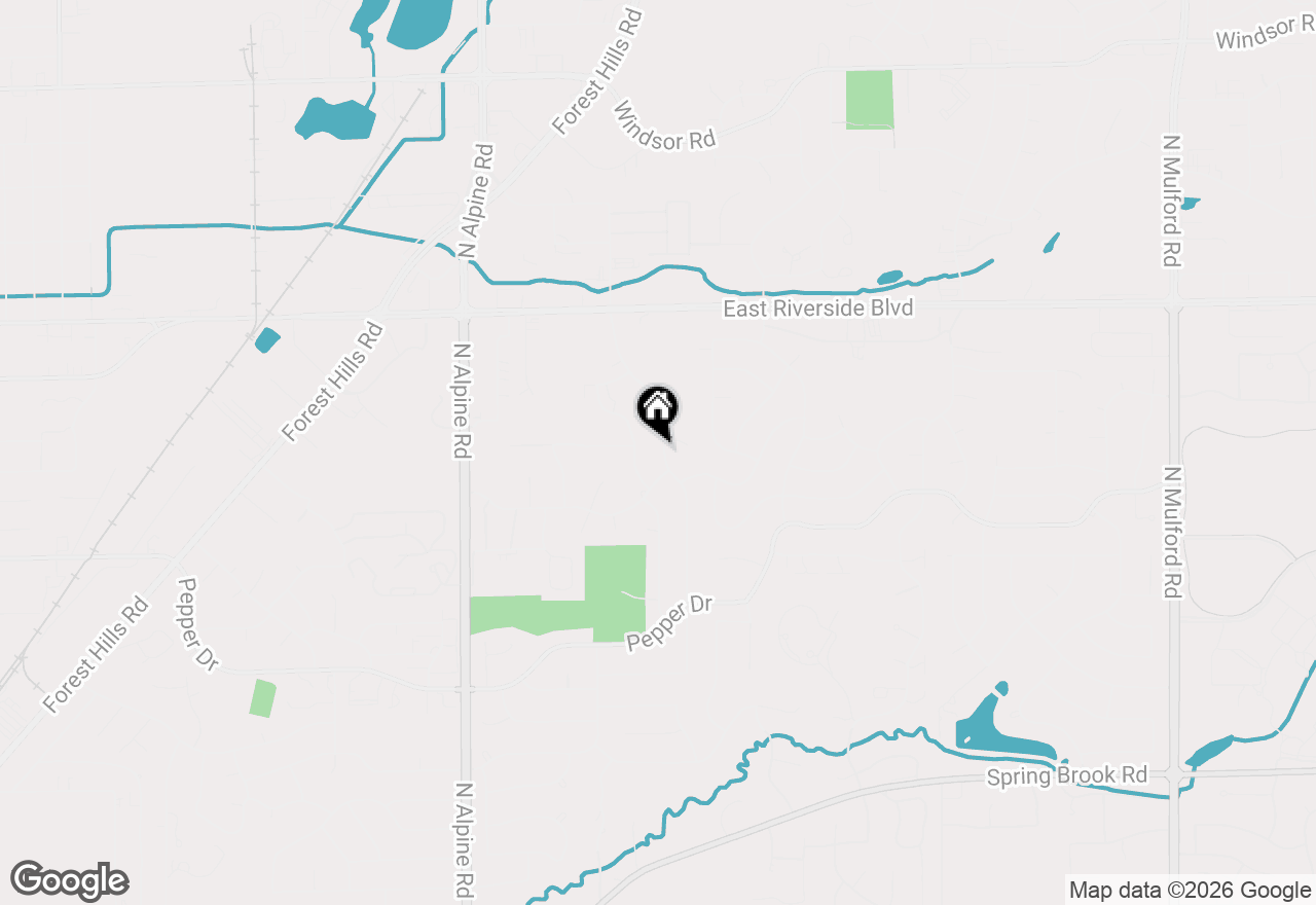 Map of 3684 Sage Drive, Rockford, IL 61114