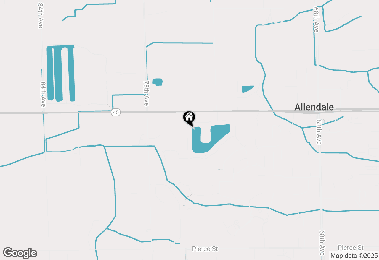 Map of 11094 Waterpoint Drive, Allendale, MI 49401
