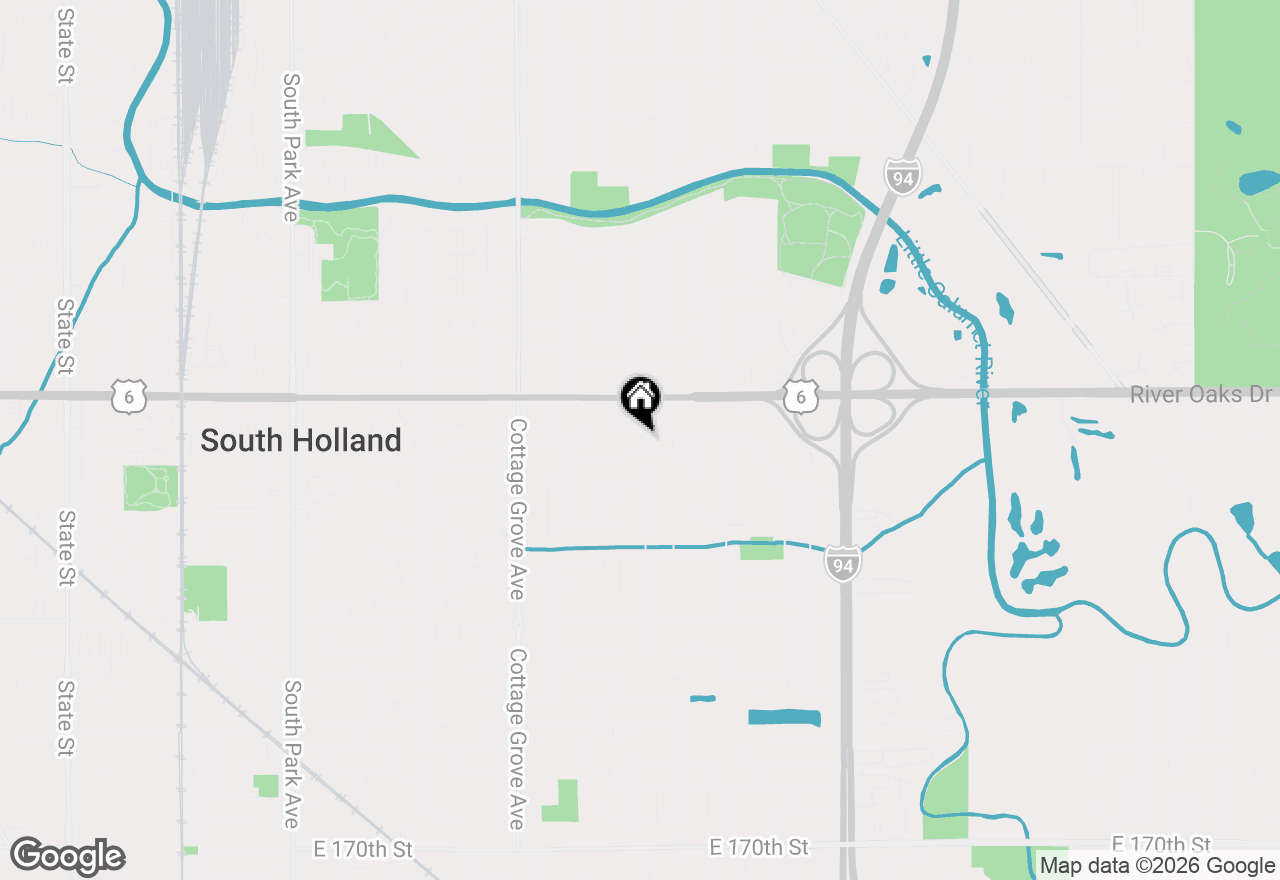 Map of 16254 S Dobson Avenue, South Holland, IL 60473