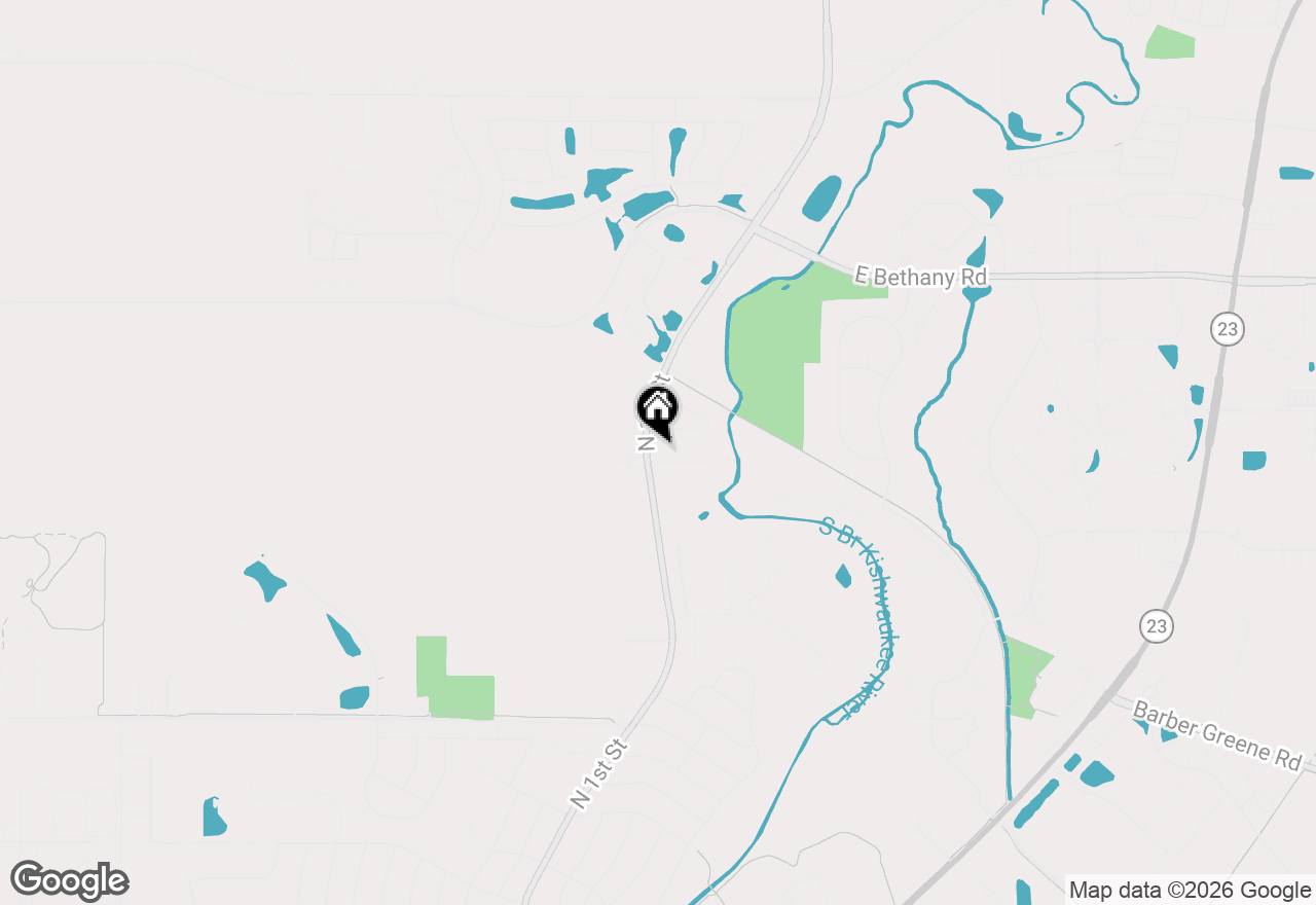 Map of 103 Stoney Creek Road, Dekalb, IL 60115