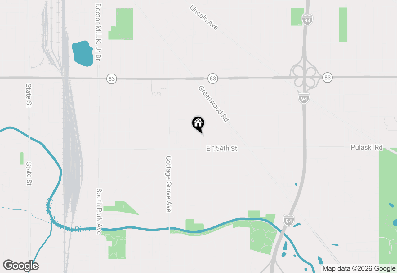 Map of 15330 Ingleside Avenue, South Holland, IL 60473