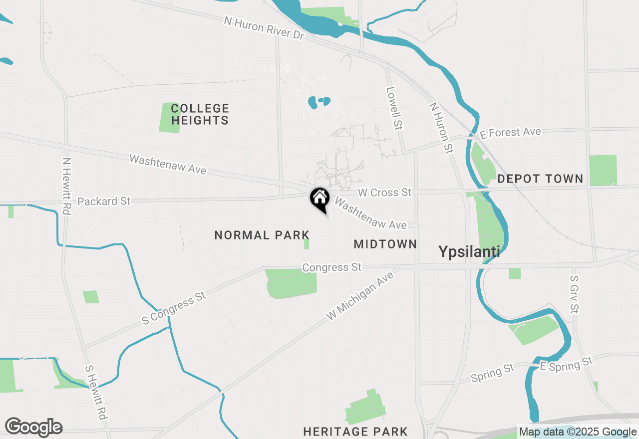 Map of 918 Sherman Court, Ypsilanti, MI 48197