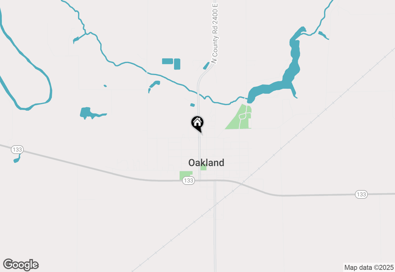 Map of 401 N Walnut Street, Oakland, IL 61943