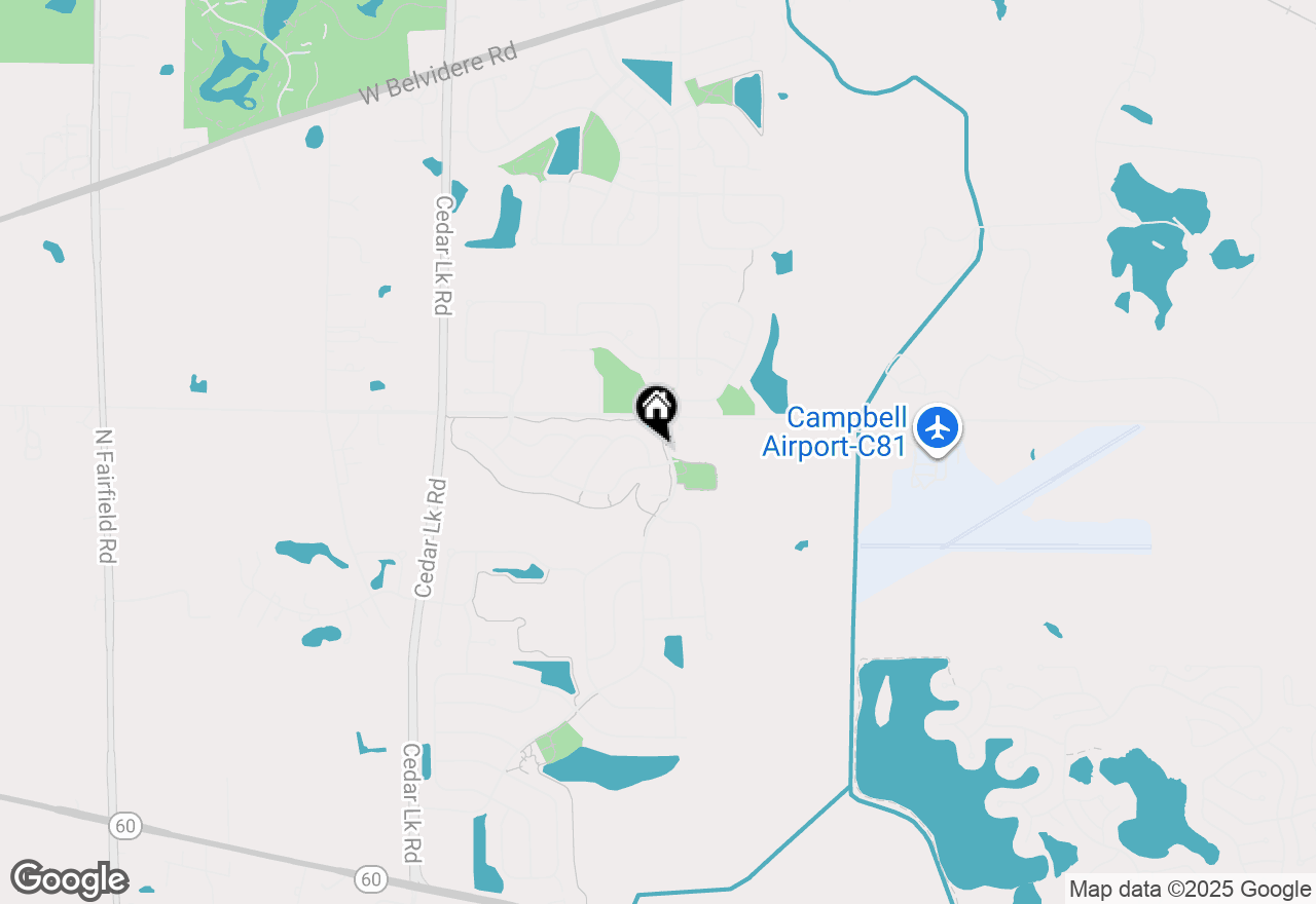 Map of 246 W Winding Trail Circle, Round Lake, IL 60073