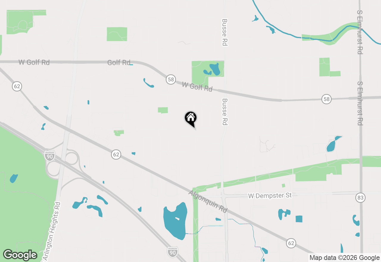 Map of 1805 W Willow Lane, Mount Prospect, IL 60056