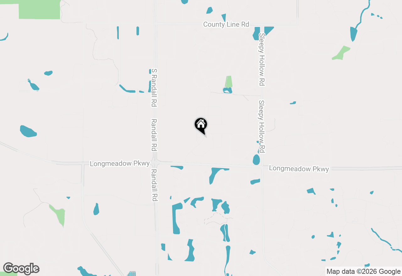 Map of 1030 Glenmont Street, Algonquin, IL 60102