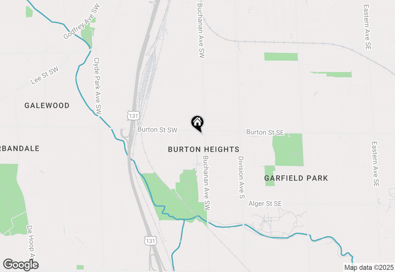 Map of 224 Burton Street Sw, Grand Rapids, MI 49507