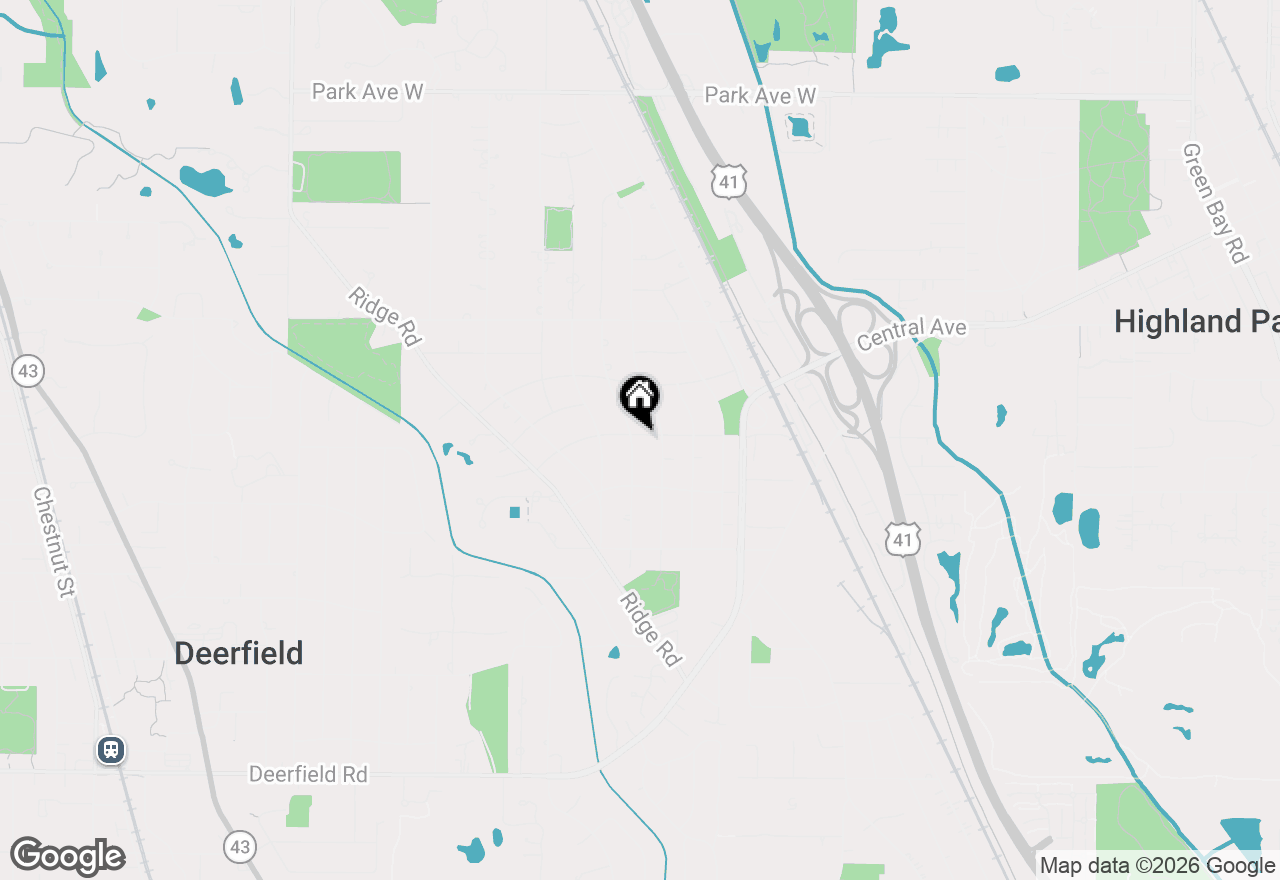 Map of 1760 Midland Avenue, Highland Park, IL 60035