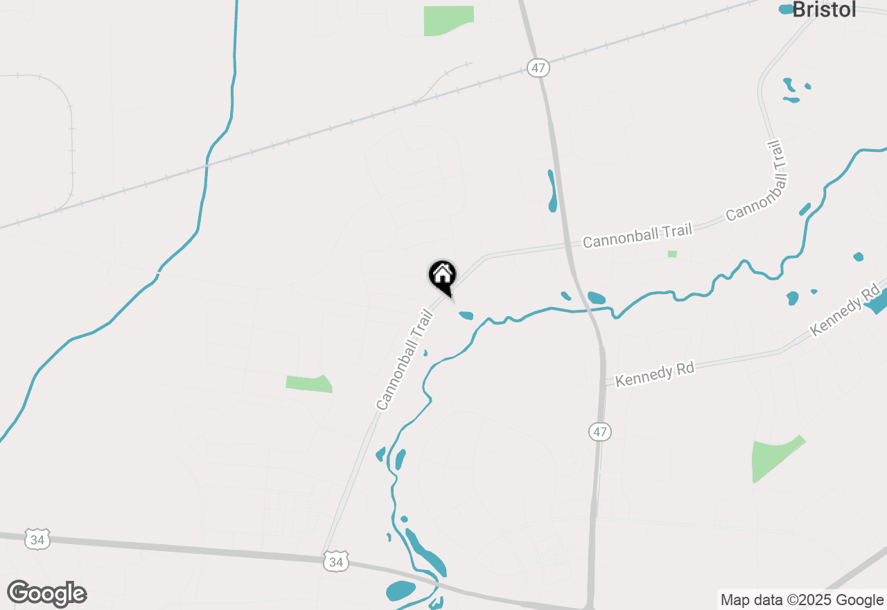 Map of 3322 Cannonball Trail, Yorkville, IL 60560