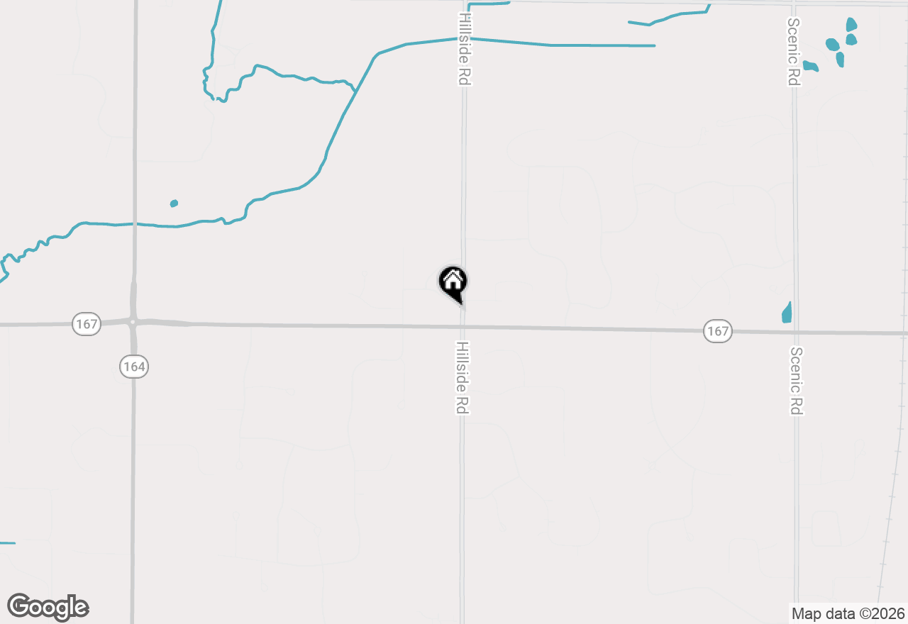 Map of 4107 Scarborough Dr, Richfield, WI 53076