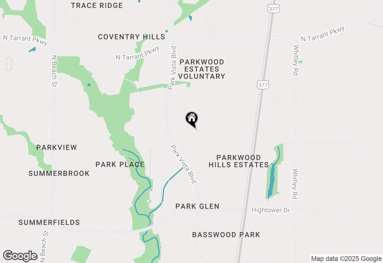 Map of 5452 Navajo Bridge Trail, Fort Worth, TX 76137