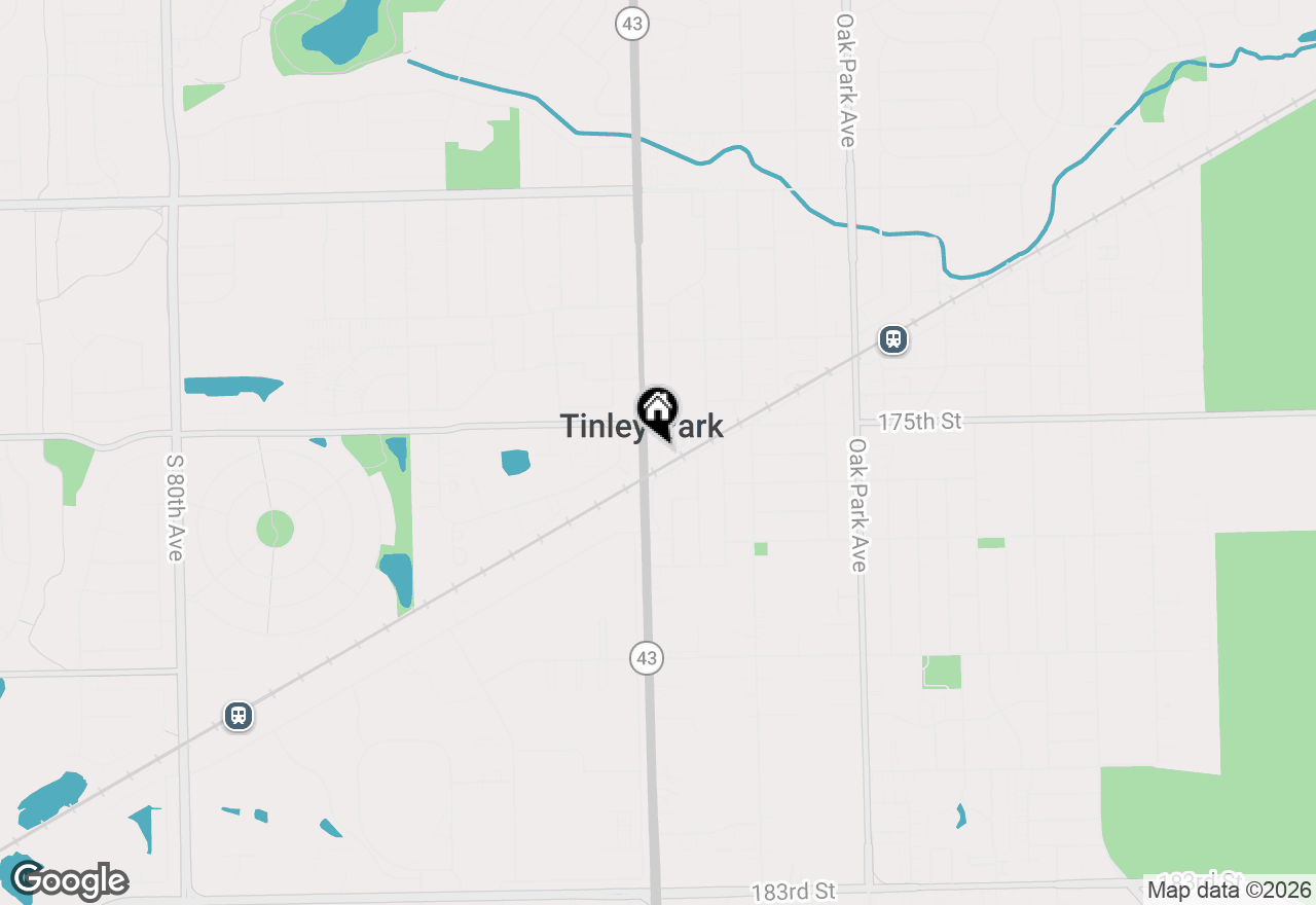 Map of 7171 175th Street #3D, Tinley Park, IL 60477