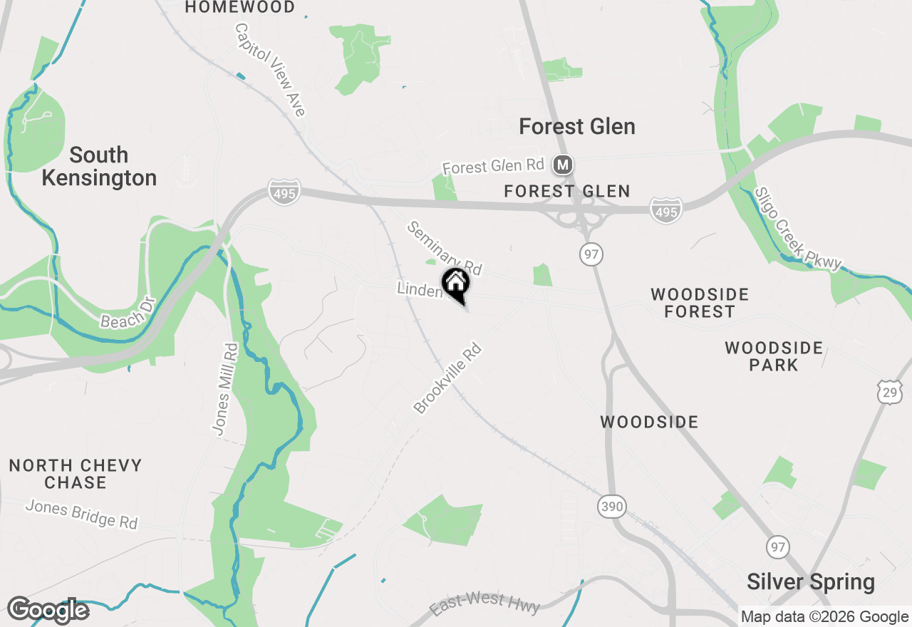 Map of 2300 Warren Court, Silver Spring, MD 20910