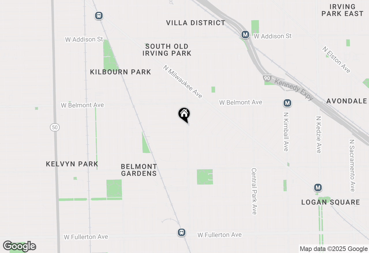 Map of 4008 W Nelson Street #8A, Chicago, IL 60641