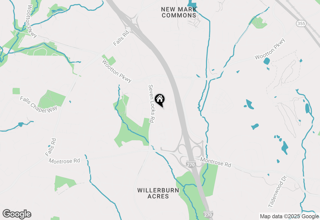 Map of 1141 Fortune Terrace #303, Potomac, MD 20854