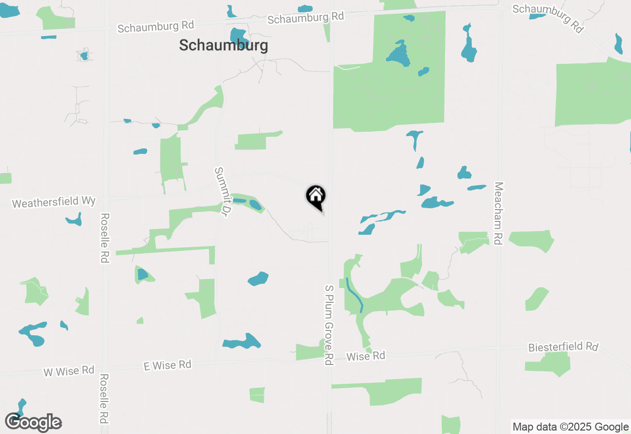 Map of 715 Merlin Drive, Schaumburg, IL 60193