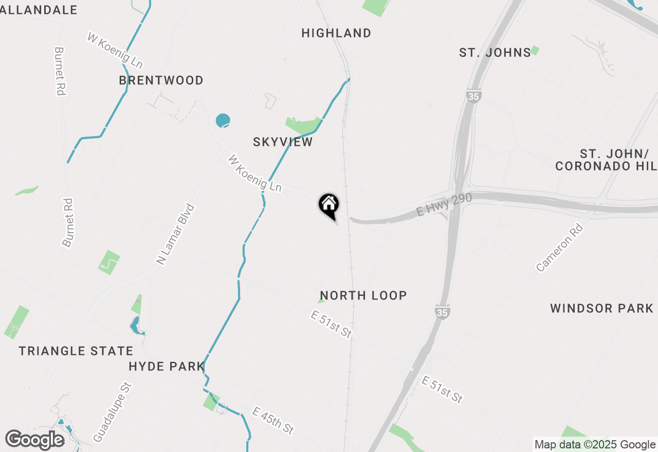 Map of 5514 Avenue H #1, Austin, TX 78751