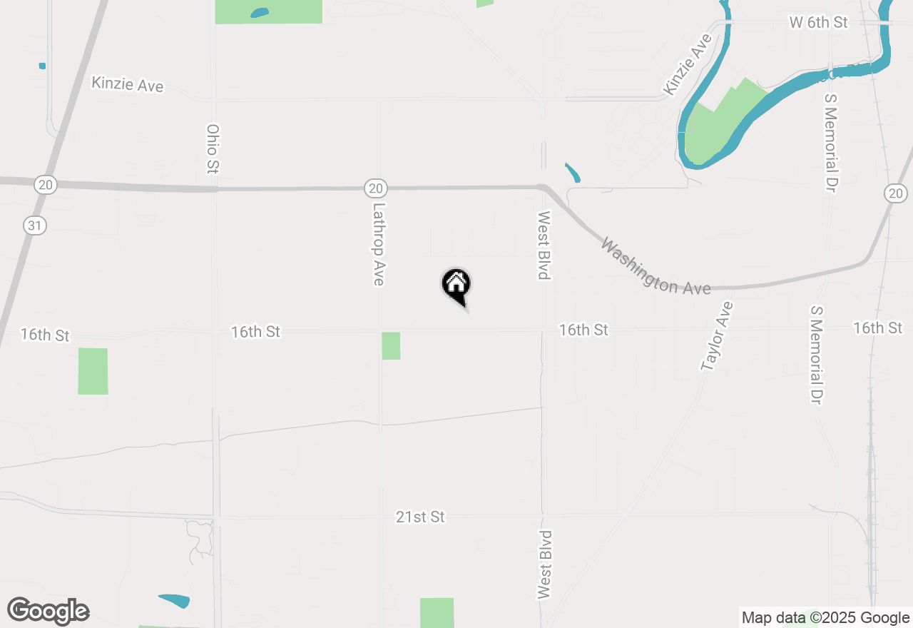 Map of 1524 Arthur Ave, Racine, WI 53405