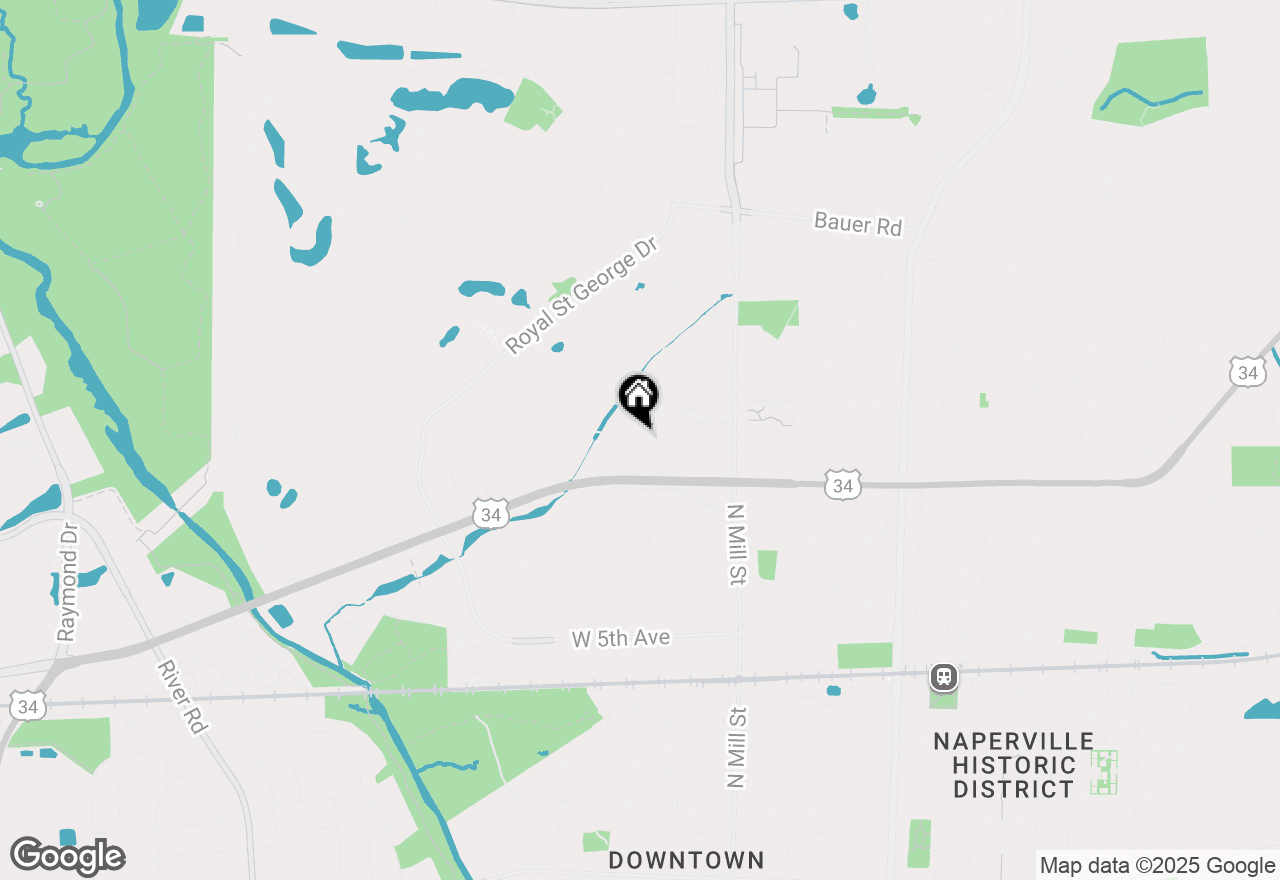 Map of 630 Zaininger Avenue #D, Naperville, IL 60563