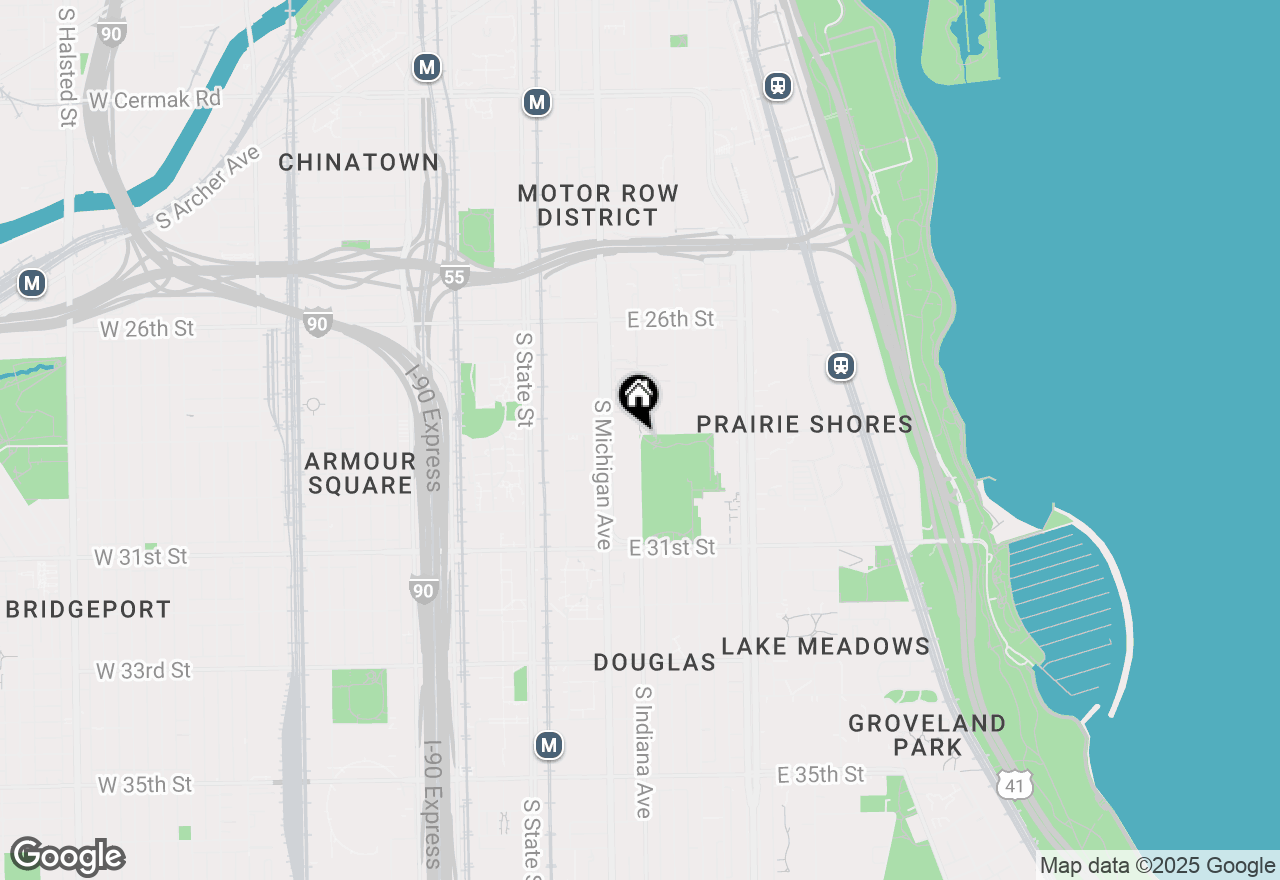 Map of 2901 S Michigan Avenue #1703, Chicago, IL 60616
