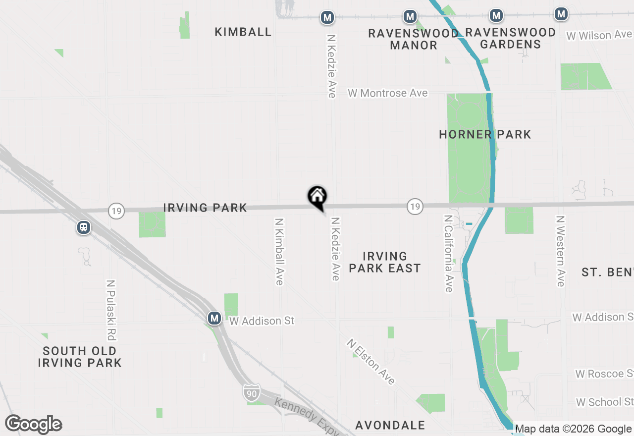 Map of 3934 N Sawyer Avenue #B, Chicago, IL 60618