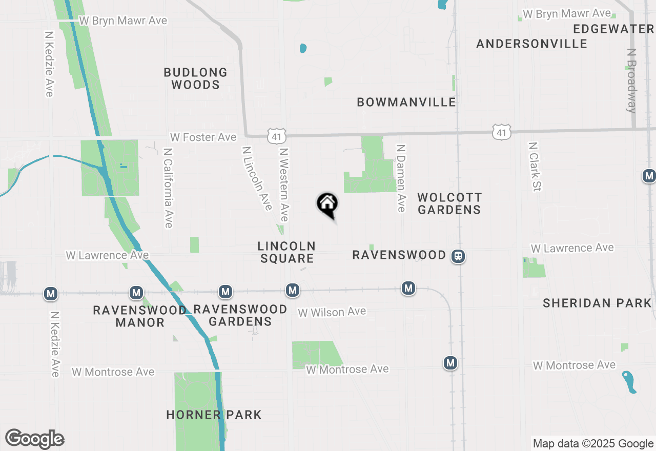 Map of 4856 N Bell Avenue #2, Chicago, IL 60625