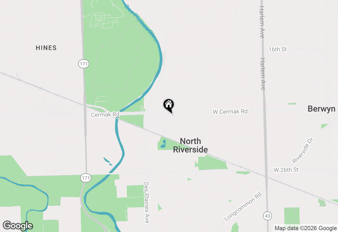 Map of 2213 Park Avenue, North Riverside, IL 60546