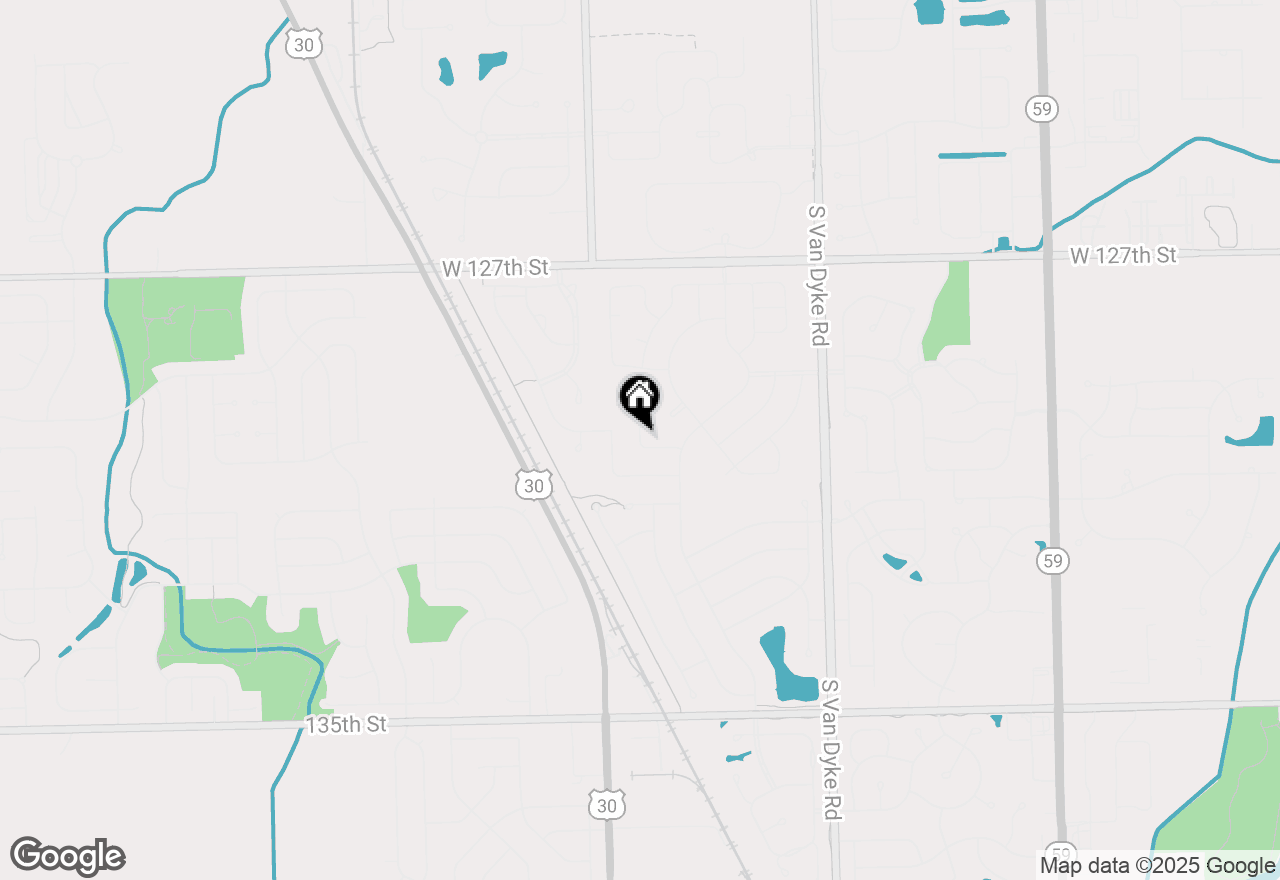 Map of 12934 S Sydney Circle, Plainfield, IL 60585