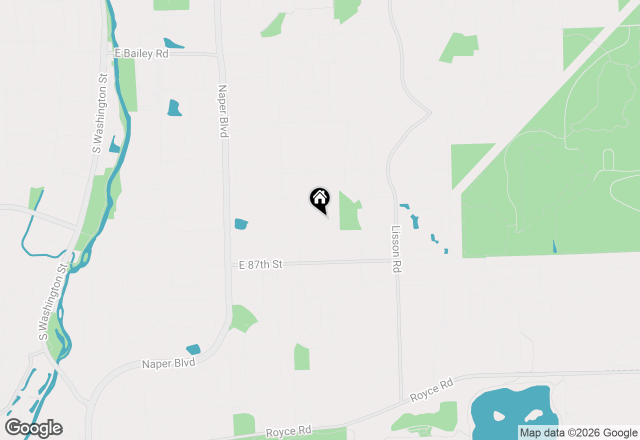 Map of 933 Spindletree Avenue, Naperville, IL 60565
