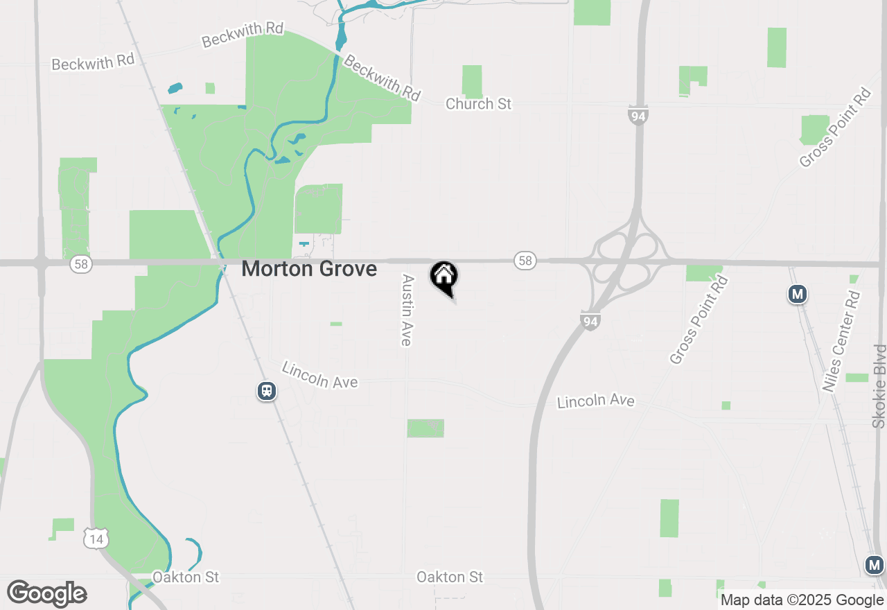 Map of 5901 Crain Street, Morton Grove, IL 60053