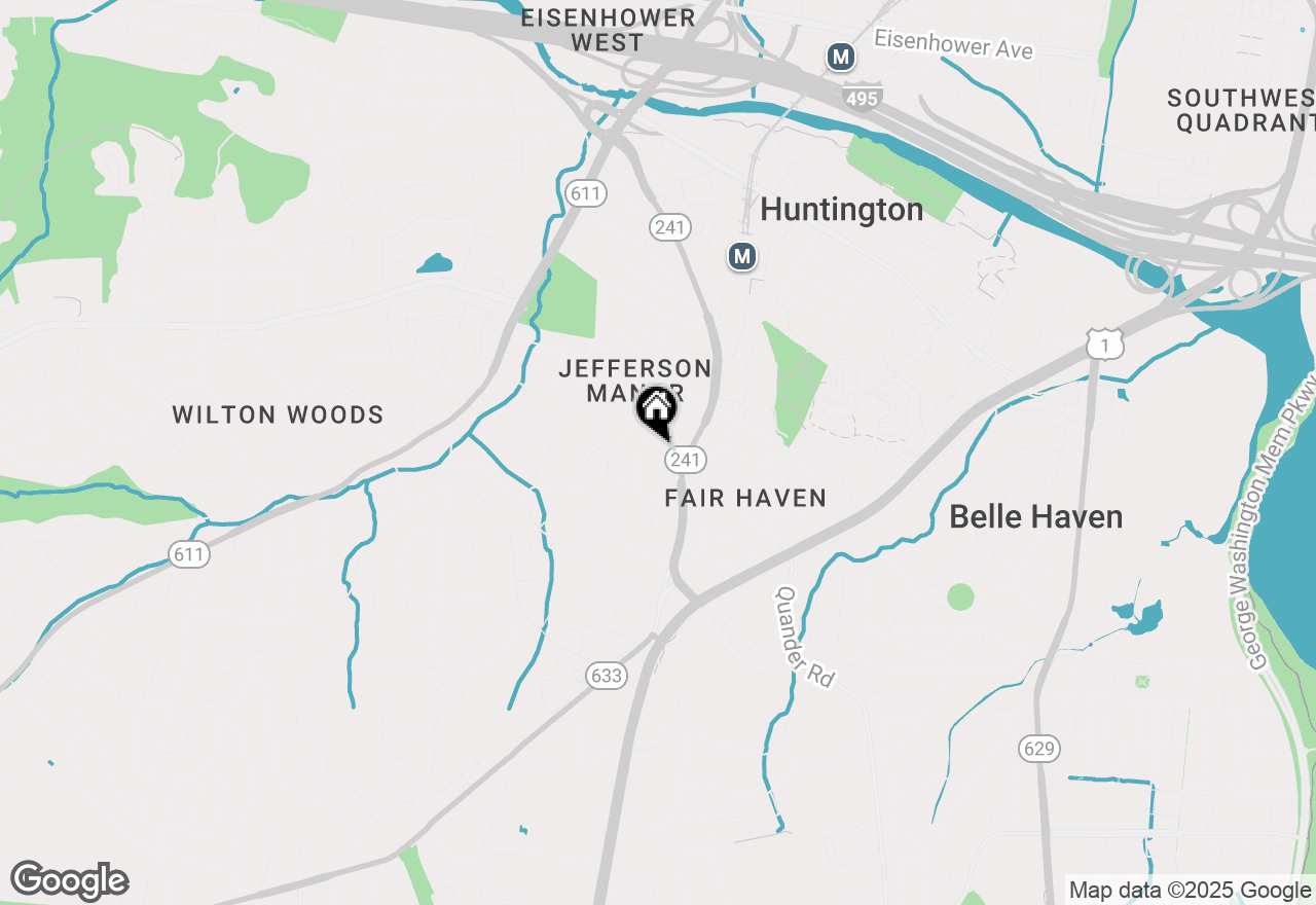 Map of 6002 Williamsburg Road, Alexandria, VA 22303