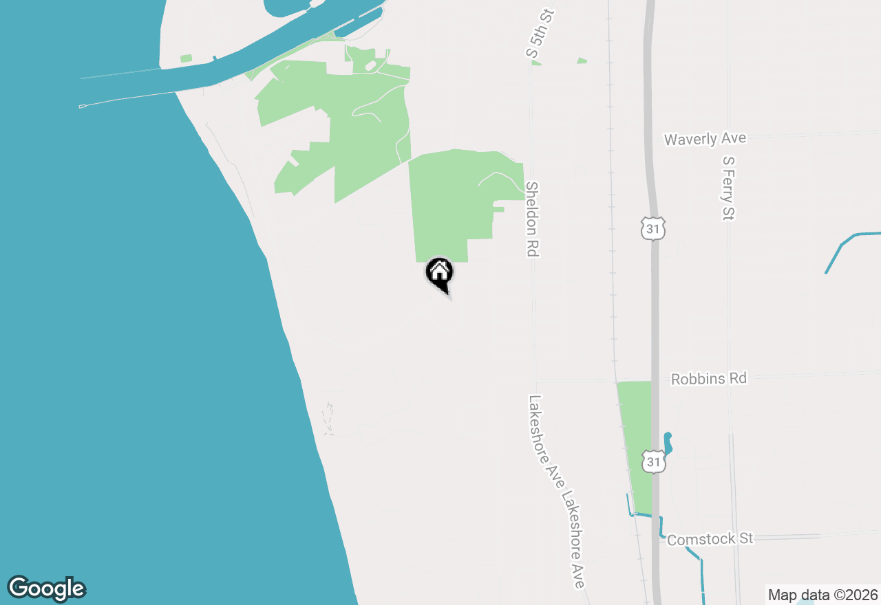 Map of 218 Grand Avenue, Grand Haven, MI 49417
