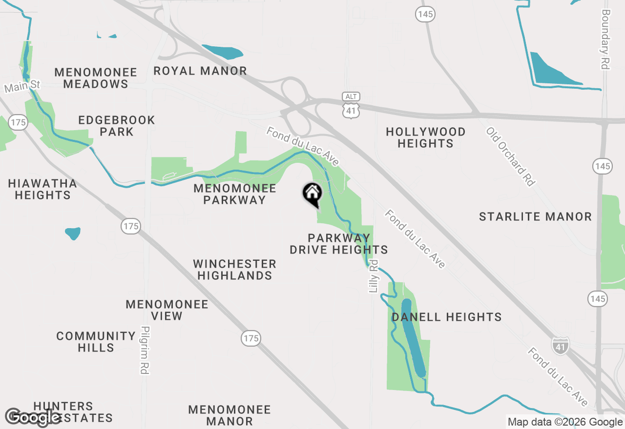 Map of W144N8435 Mac Arthur Dr, Menomonee Falls, WI 53051