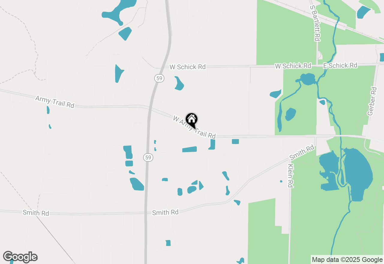 Map of 29W725 Army Trail Road, Bartlett, IL 60103