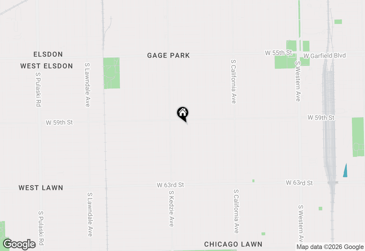 Map of 5918 S Albany Avenue, Chicago, IL 60629