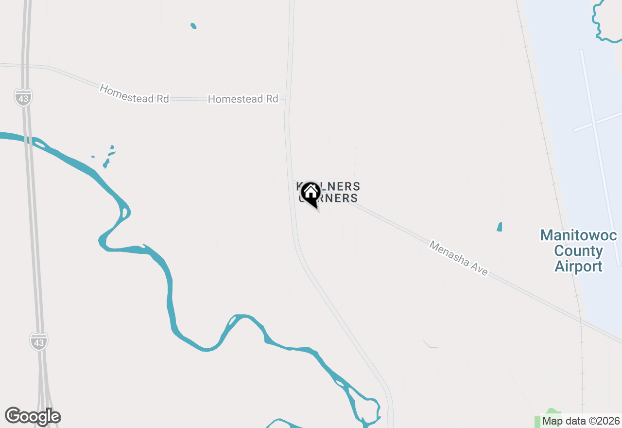 Map of 4530 Oaktree Ct #4532, Manitowoc, WI 54220