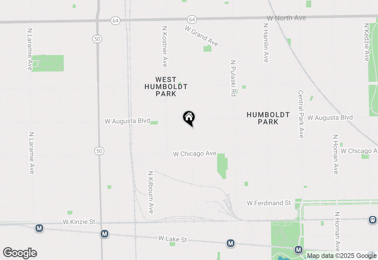 Map of 4241 W Walton Street, Chicago, IL 60651