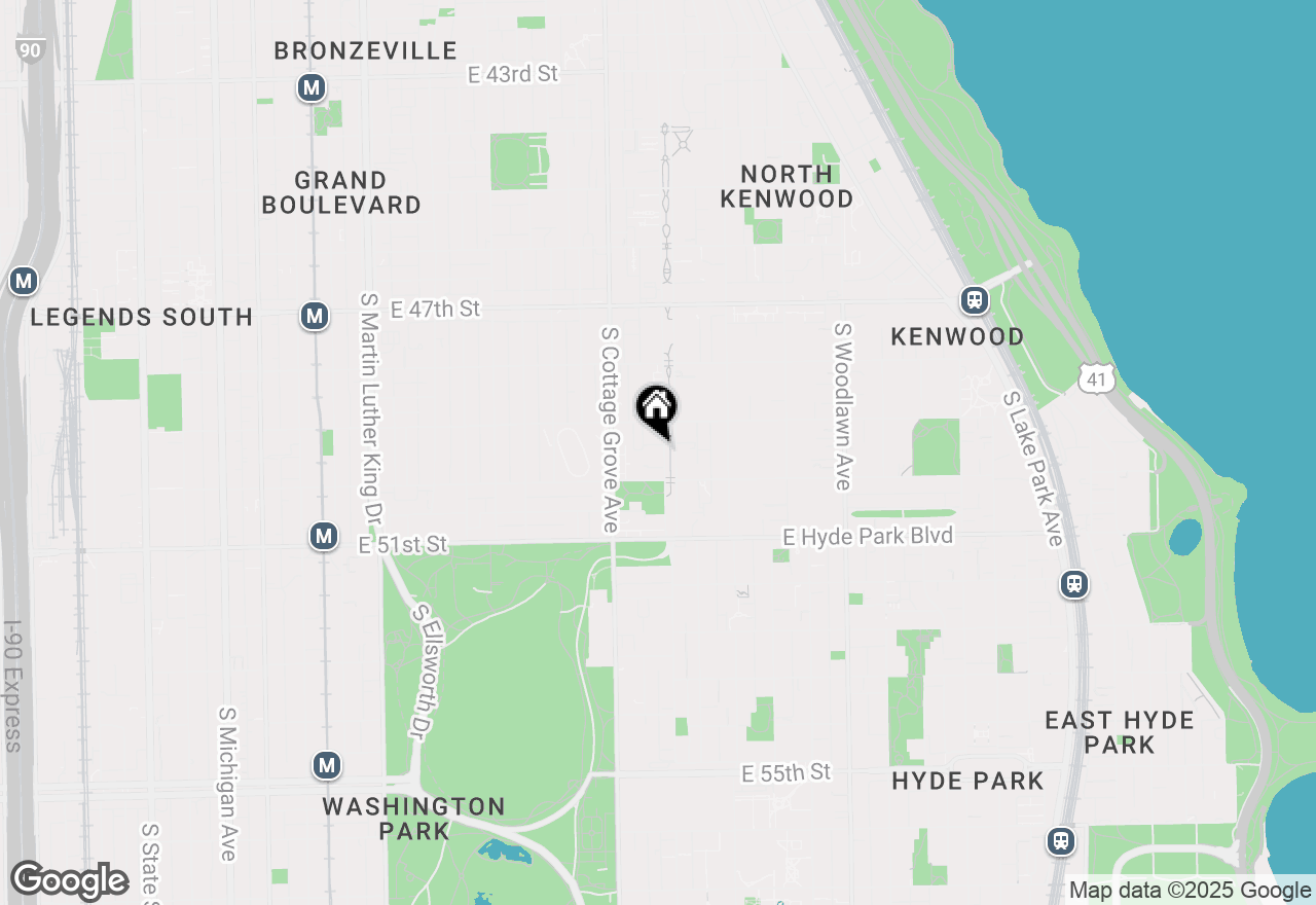 Map of (Address confidential), Chicago, Illinois 60615