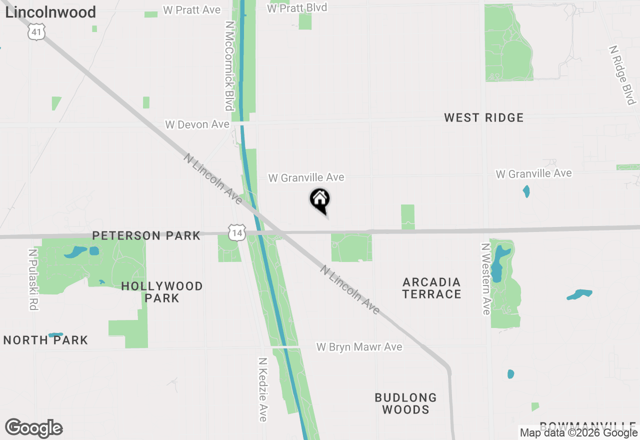 Map of 6025 N Sacramento Avenue, Chicago, IL 60659