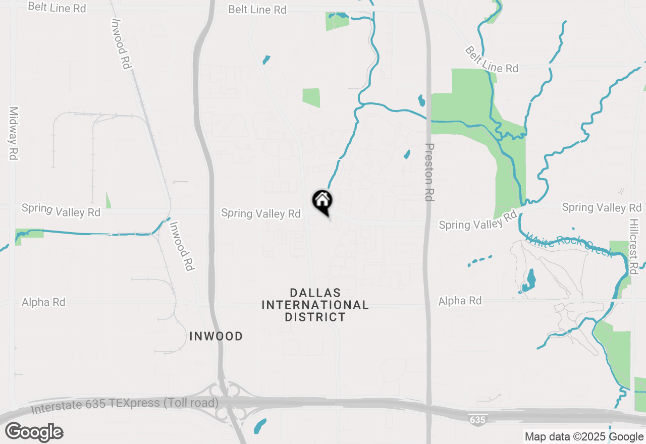 Map of 5550 Spring Valley Road #F24, Dallas, TX 75254
