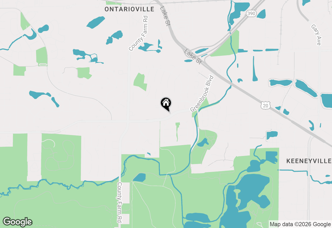 Map of 5711 Ring Court, Hanover Park, IL 60133