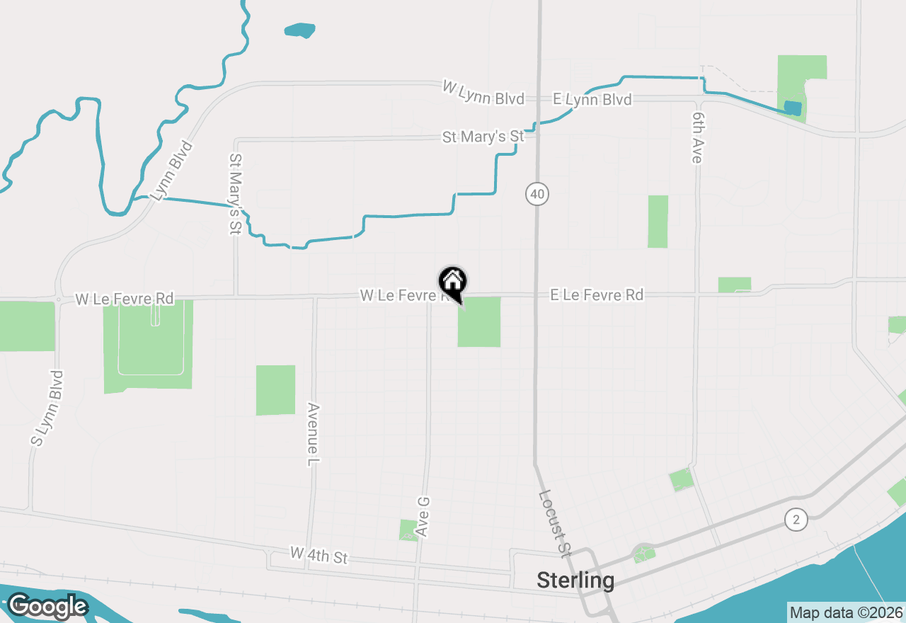Map of 1507 Ave F, Sterling, IL 61081