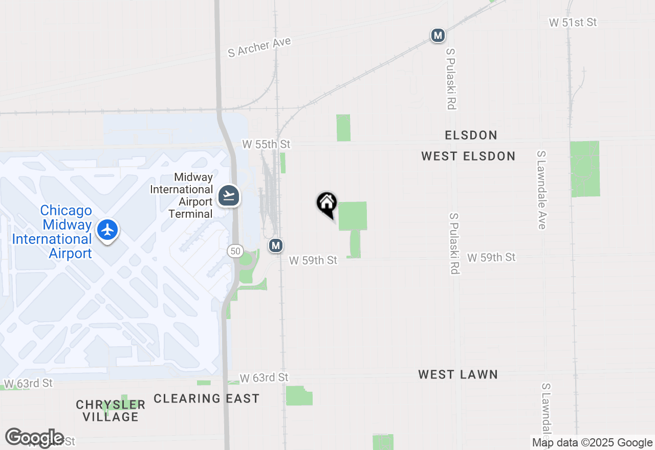 Map of 5749 S Kenneth Avenue, Chicago, IL 60629